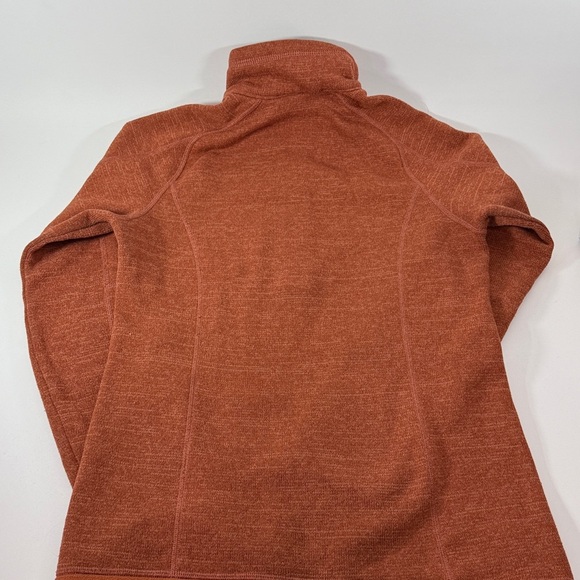 Patagonia Better Sweater XS Orange Outdoor Hiking Preppy 1/4 Zip Pullover - Picture 2 of 8
